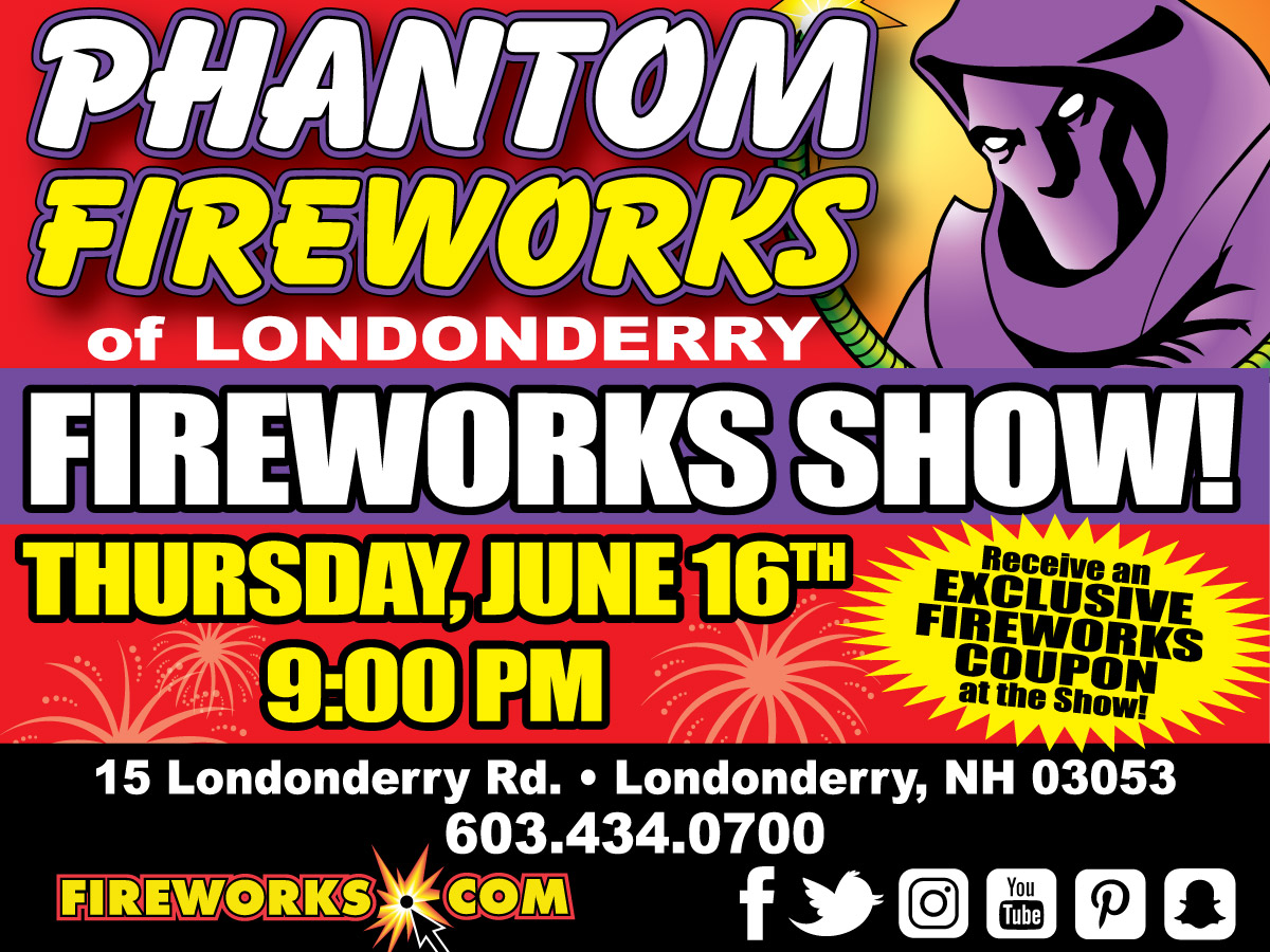 Phantom Fireworks Locations Phantom of Londonderry